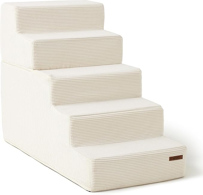 Lesure Dog Stairs for Small Dogs 5 Steps