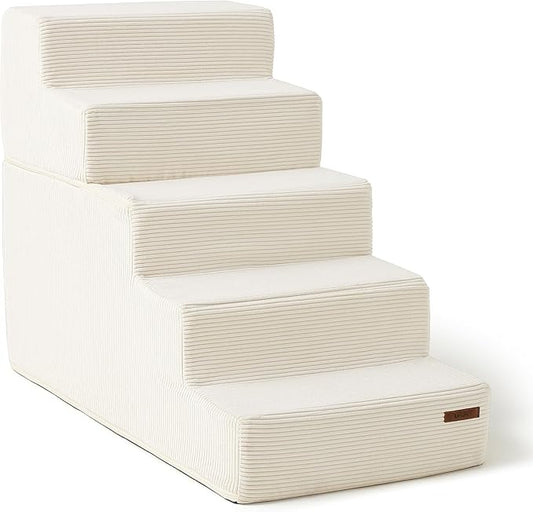 Lesure Dog Stairs for Small Dogs 5 Steps