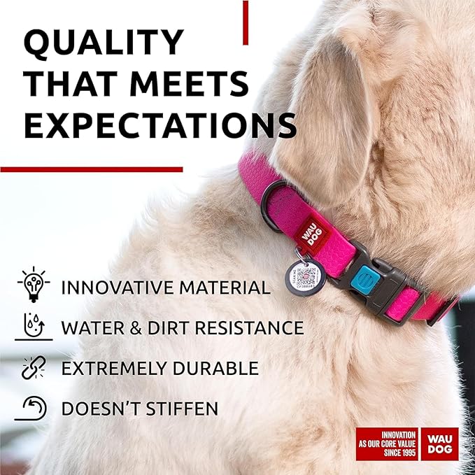 WAUDOG Waterproof Dog Collar