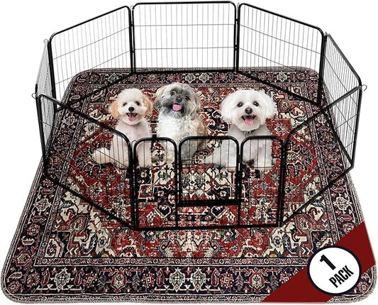 Washable Pee Pads for Dogs (1 Pack) 6 FT 6 FT 100% Waterproof,