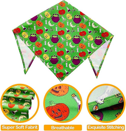 PET SHOW 50 Pack Halloween Small Dog Bandanas