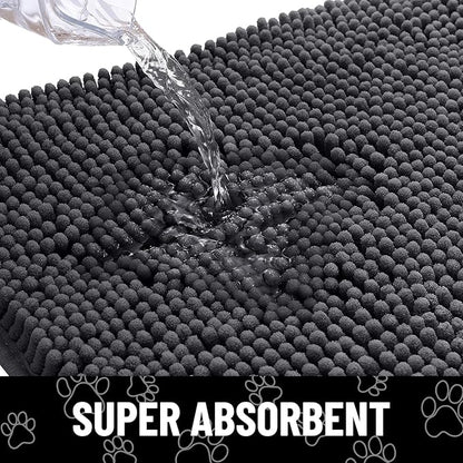 smiry Dog Door Mat for Muddy Paws (48x30 Inches,