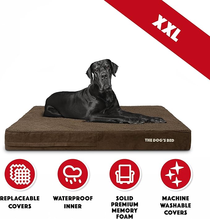 The Dog’s Bed Orthopedic Memory Foam Dog Bed 54x36, Pain