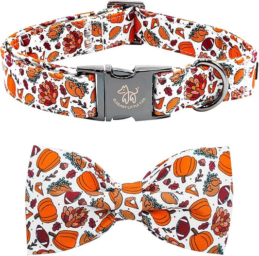 Elegant little tail Tanksgiving Dog Collar