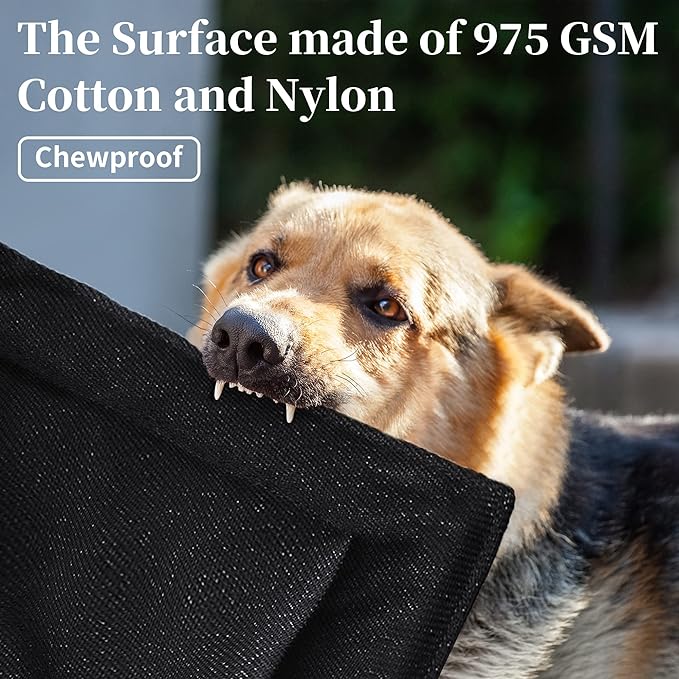 HOMBYS Chew Proof Dog Crate Pad for Small and Medium Dog 17x23 in