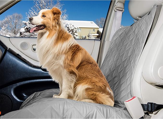 Furhaven Universal Water-Resistant Quilted Single Car Seat Protector