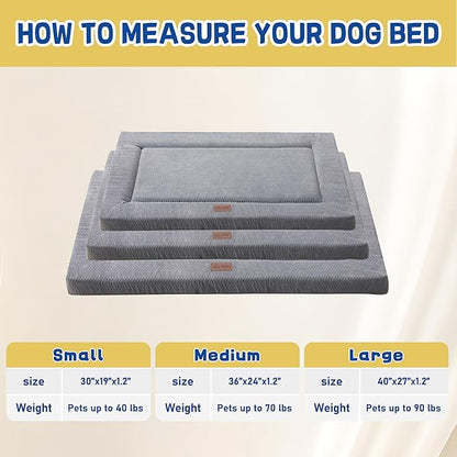 Figopage Dog Bed for Crate 42 Inches