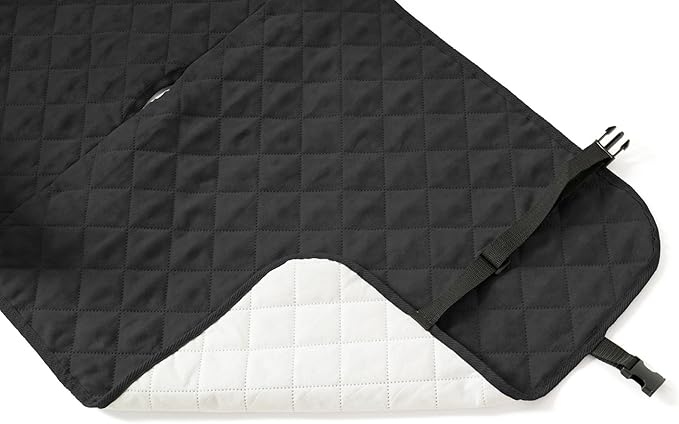 Quilted Car Seat Cover with Bolsters for Pets