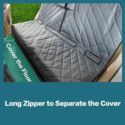 Car Dogs All Covered Back Seat Cover with Mesh Window