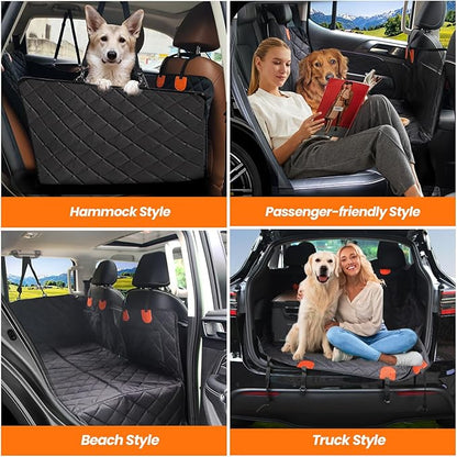 Back Seat Extender for Dogs-Large Space 3 Pcs