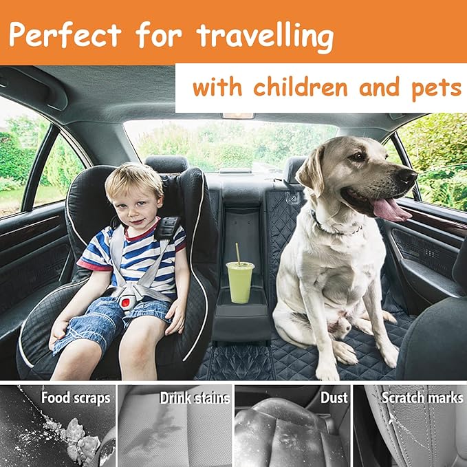 Dog Car Seat Cover for Back Seat