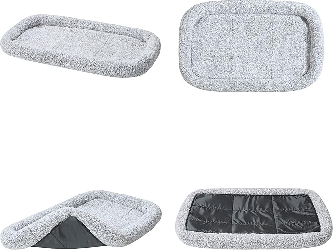 Friends Forever Bolster Dog Crate Mat 48 Inch