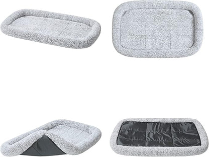 Friends Forever Bolster Dog Crate Mat 48 Inch