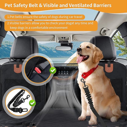 Dog Car Seat Cover 40%, Honeycomb 400lbs, 600D