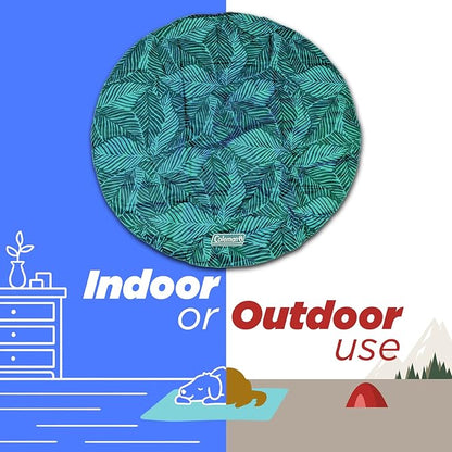 Coleman Round Reversible Cooling Pet Mat 36", Navy