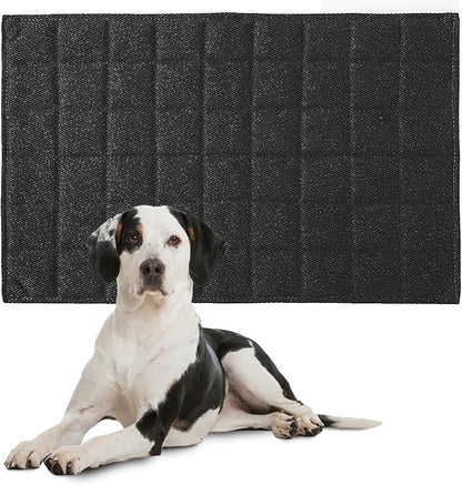 HOMBYS Chew Proof Dog Crate Bed Mat 22"x35" Indestructible