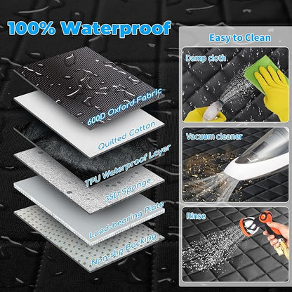 URPOWER XL Dog Back Seat Extender for Crew Cab Truck F150 / 1500/ Tundra