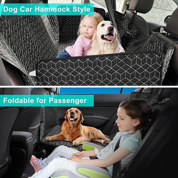 Back Seat Extender for Dogs Dog Seat Cover for Back Seat
