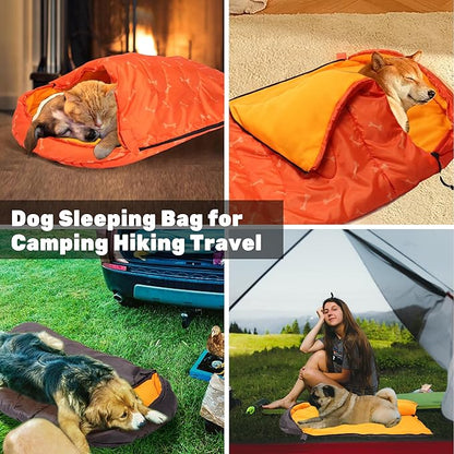 Lifeunion Dog Sleeping Bag with Storage Bag Waterproof