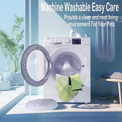 Dog Beds for Small Dogs (Green,31inch)