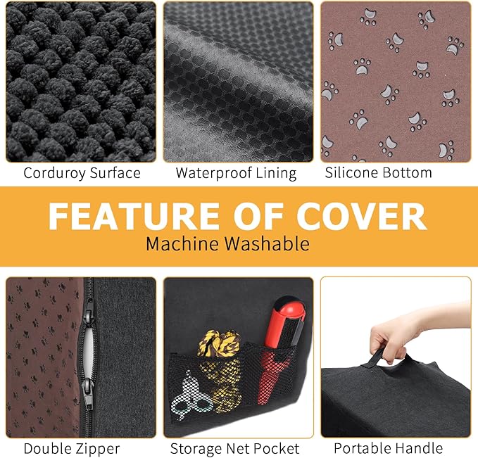 Topmart 3 Tiers Foam Dog Ramps/Steps