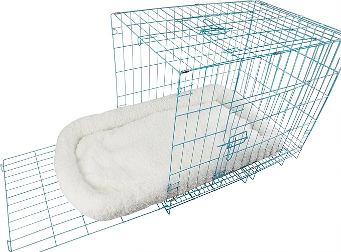 Long Rich HCT ERE-001 Super Soft Sherpa Crate Cushion Dog and Pet Bed Textiles,28.5 x 18 inches