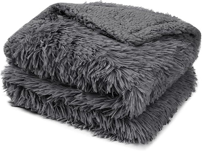 PetAmi Waterproof Dog Blanket for Large Dog 60x80 Gray