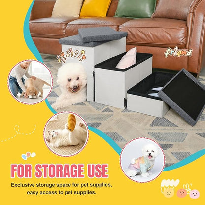 Dog Stairs for High Beds 22 inches(3