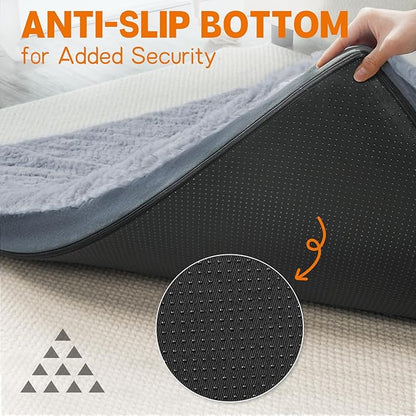 Supet Washable Orthopedic Dog Bed for Medium Large Dogs