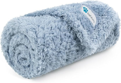 PetAmi Dog Blanket for Small Dogs Blue 24x32