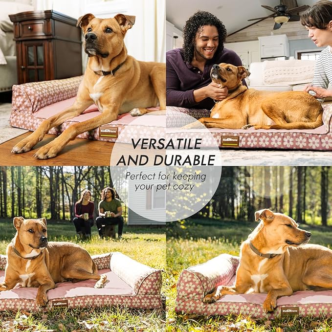 ClevaHome Comfort Orthopedic Dog Bed for Large Dogs