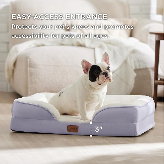 Bedsure Orthopedic Dog Bed for Medium Dogs
