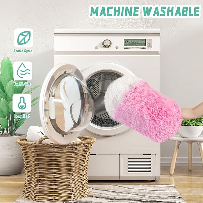 NOYAL Dog Bed Round Hooded Plush Cat Cave