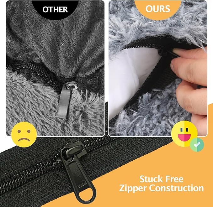 MAROUTE Large Dog Bed 63" Luxury 3D Memory