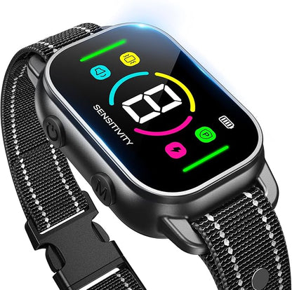 NHUJK Bark Collar- Smart Dog Bark Collar for Small Medium Large Dogs 8 Adjustable