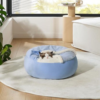 Lesure Cat Bed with Cover Cave 20"