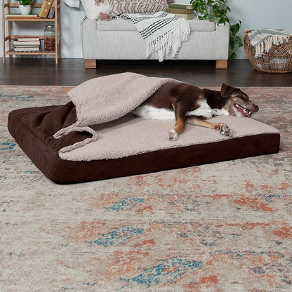 Furhaven Cooling Gel Dog Bed for Large Dogs w/ Removable Washable Cover 95 lbs