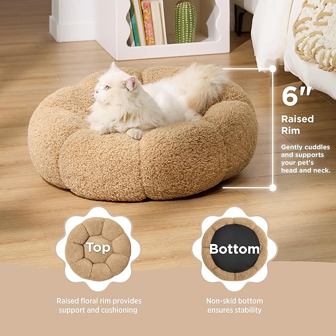 Lesure Calming Cat Beds for Indoor Cats 15 lbs, 20"