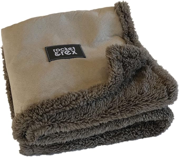 rocket & rex Small Waterproof Dog Blankets for Dogs and Cats