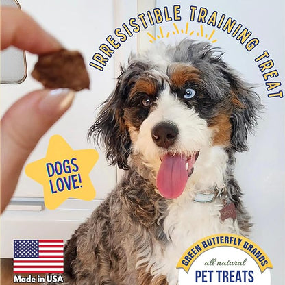 Freeze Dried Pork Heart Dog Treats Made in USA. All Natural Freeze-Dried Raw Snacks for Dogs and Cats. Single Ingredient. High Protein, Heart Health, Irresistible Training Treat