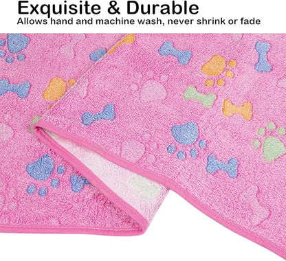 Dono 1 Pack 2 Dog Blankets Soft Fluffy