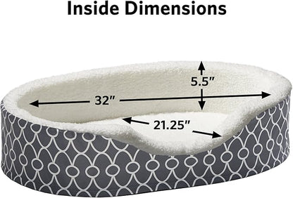 MidWest Homes for Pets Orthoperdic Egg-Crate Nesting Pet Bed w/ Teflon Fabric Protector