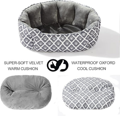 LUCKITTY Cat Bed S(20"x19"x6"),15LBS PET)