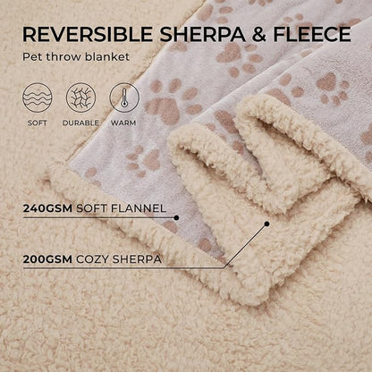 Luciphia Waterproof Pet Blankets for Couch Sofa Bed Medium（57" x 40"）