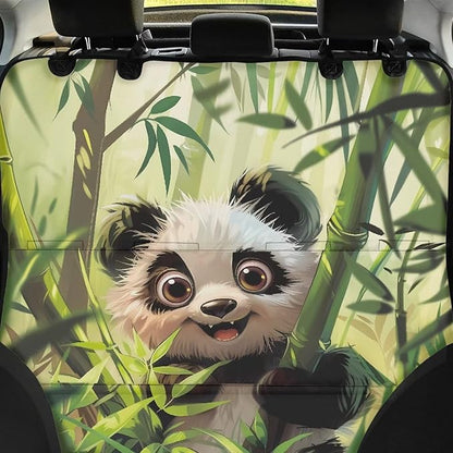 AFPANQZ Panda Back Seat Cover Protector Waterproof Scratchproof