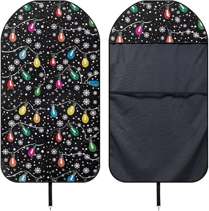 Yewattles Xmas Light Stain Resistant Car Seat Cover