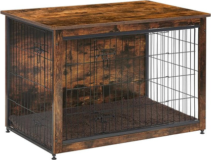 DWANTON Dog Crate Furniture with Cushion 32.5" L,