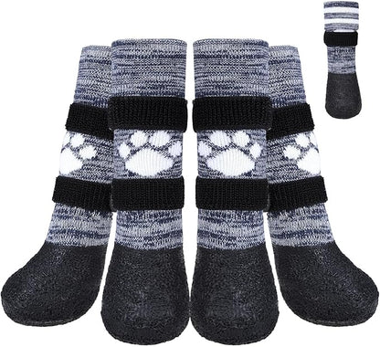 KOOLTAIL Anti Slip Dog Socks to Prevent Licking Paws for Hot/Clod Pavement