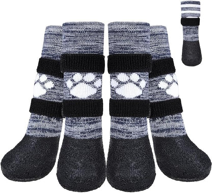 KOOLTAIL Anti Slip Dog Socks to Prevent Licking Paws for Hot/Clod Pavement