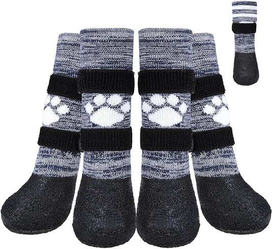 KOOLTAIL Anti Slip Dog Socks to Prevent Licking Paws for Hot/Clod Pavement